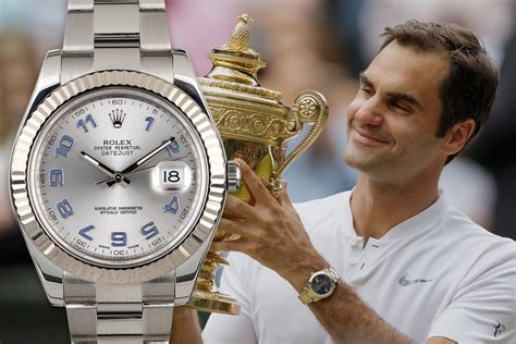 Rolex datejust Federer